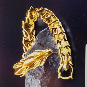 Golden Dragon Wristband Unisex